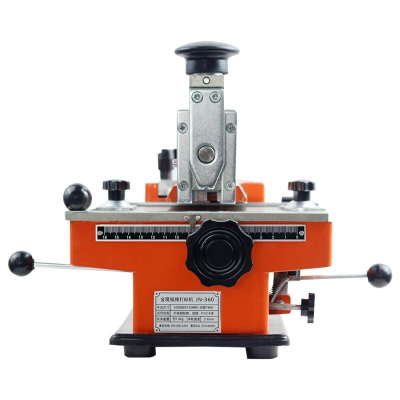 Semi-automatic Nameplate Marking Machine Stainless Steel Sign Marking Machine-image