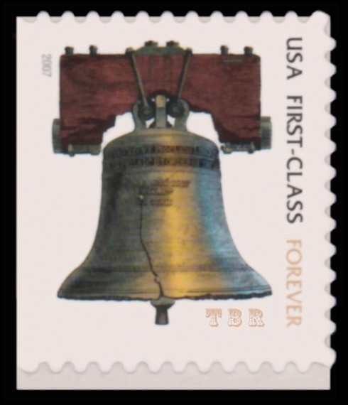 2007 Forever Liberty Bell Scott 4127 Scarce Solid Tagged Variety MNH - Buy Now-image
