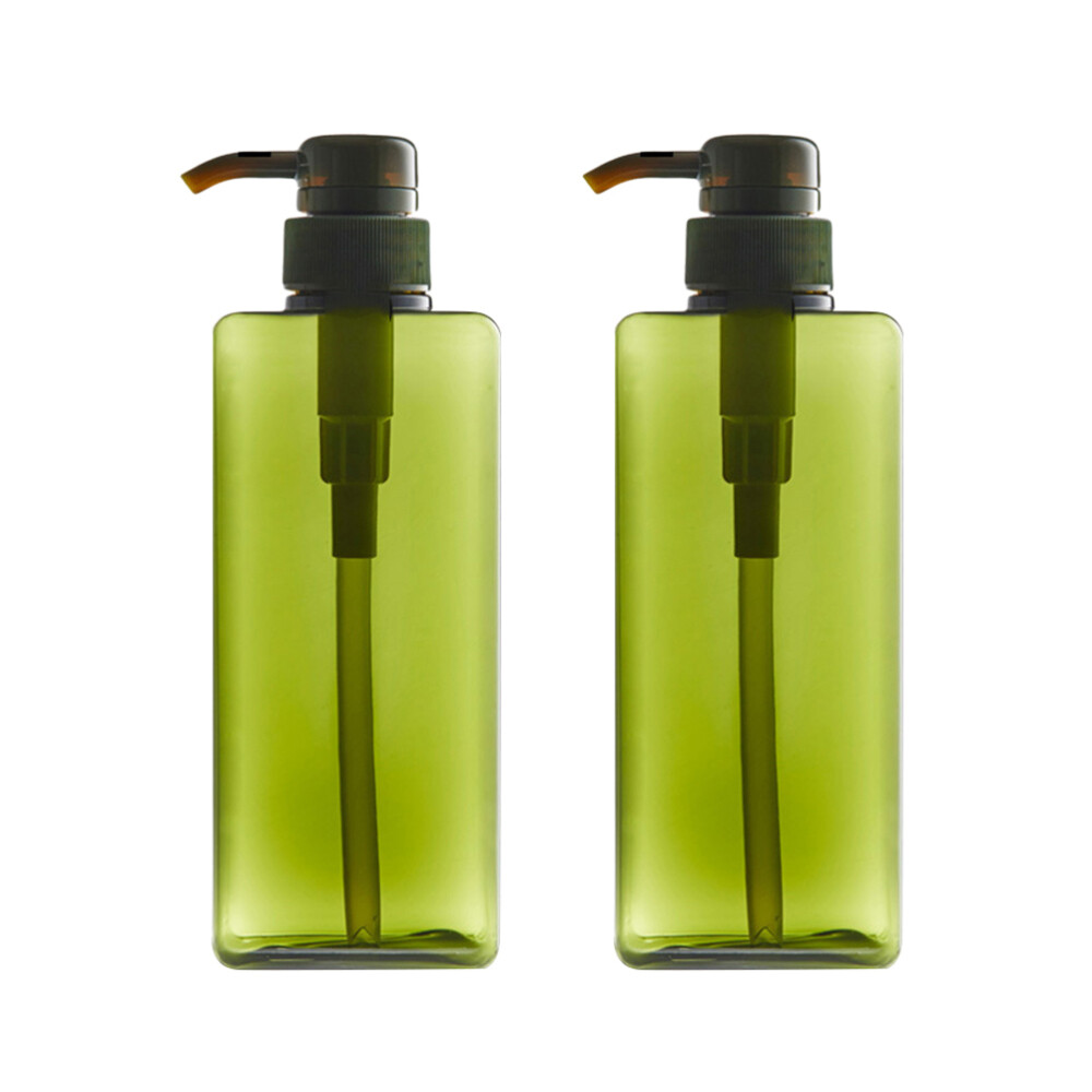 Refillable 2-Pack Shampoo Spray Bottles with Pumps