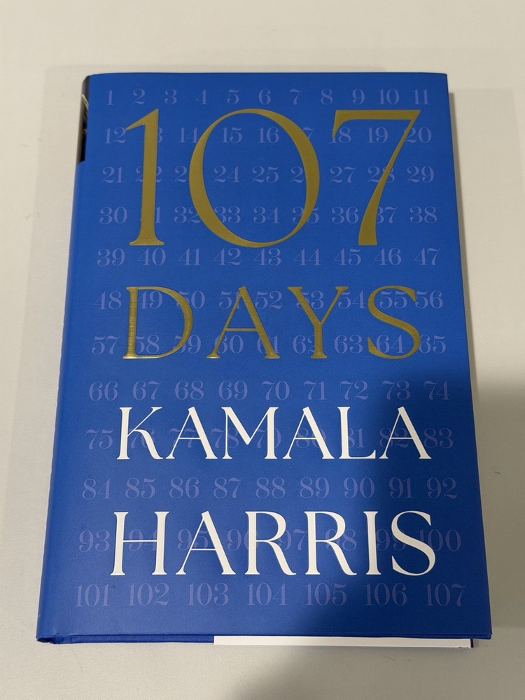 Kamala Harris SIGNED AUTOGRAPH 107 Days BOOK 1st Edition Vice President IN HAND!