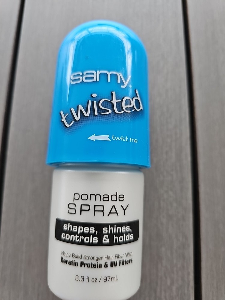 Samy Twisted Pomade Spray Keratin Protien & UV Filters Shape Shine Control Hold