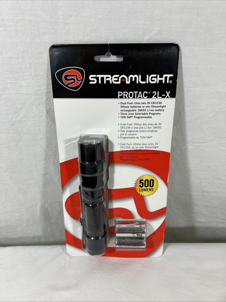 (NEW) Streamlight 88062 ProTac 2L-X Professional Tactical Flashlight - Black