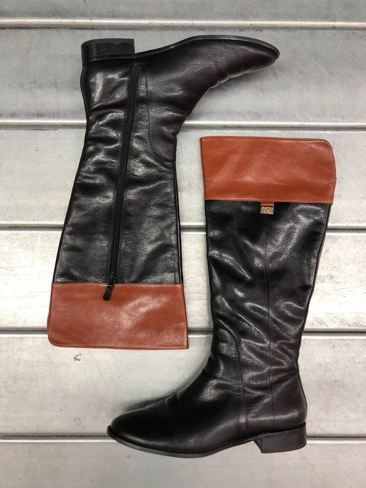 Cole Haan Walden Boots Women's 8.5 B Tall Leather Riding Equestrian