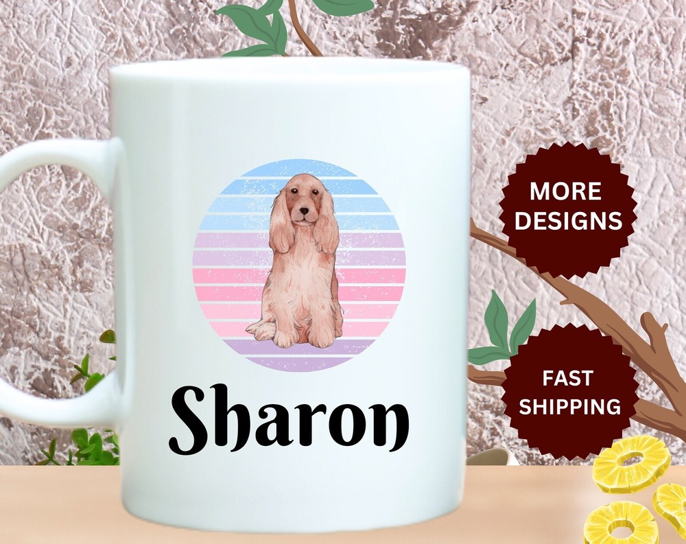 Cocker Spaniel Mug Personalized Dog Lover Gift for Spaniel Moms & Dads