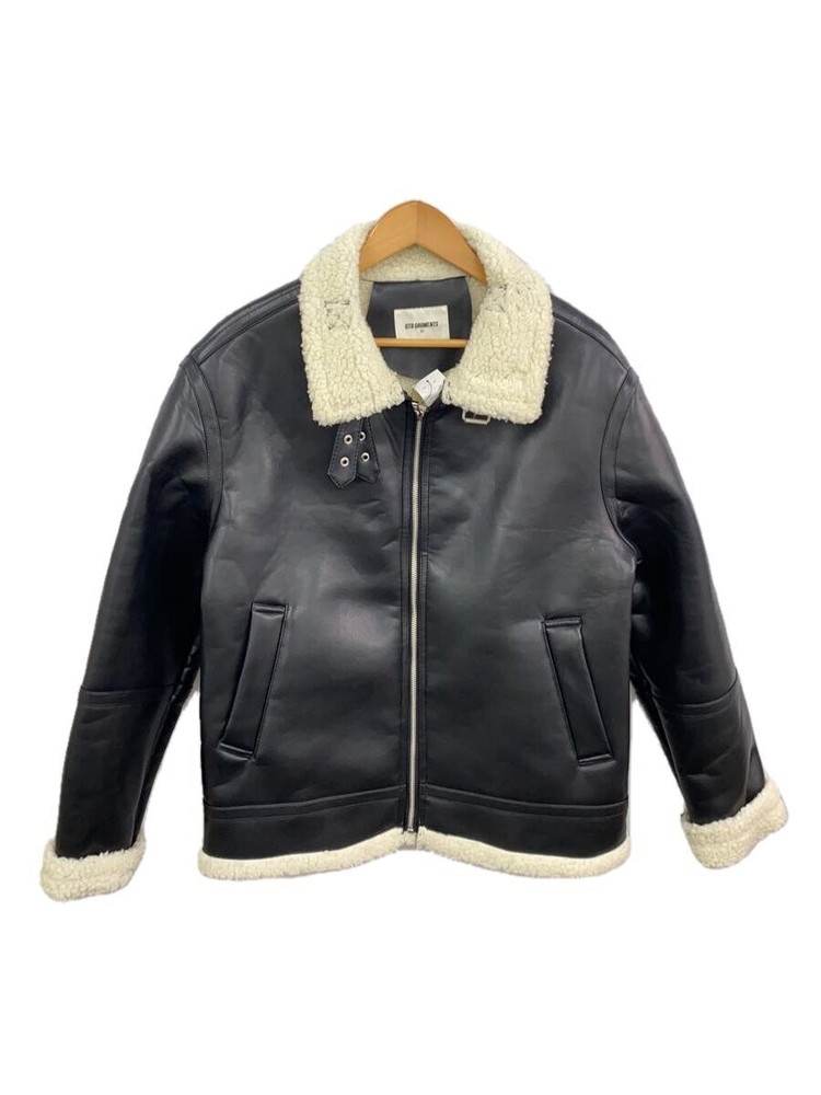 Men's Black Leather Jacket 1266