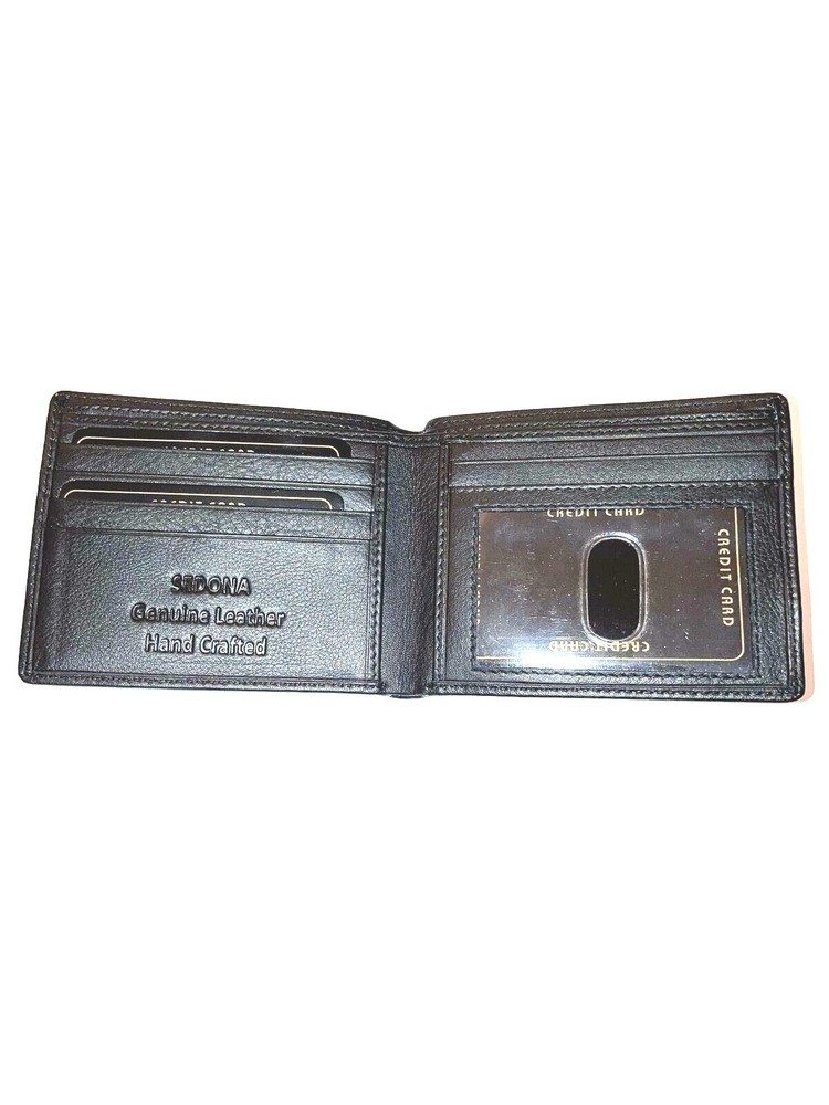 SEDONA Slim RFID Blocking Bifold Leather Wallet for Men