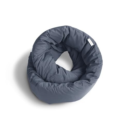 Infinity Travel Neck Pillow - Soft 360 Support in Midnight Grey