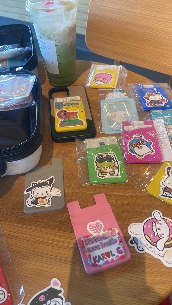 Stick-On Credit Card Holder for Phone - Set of 2 with Funny Sayings-image