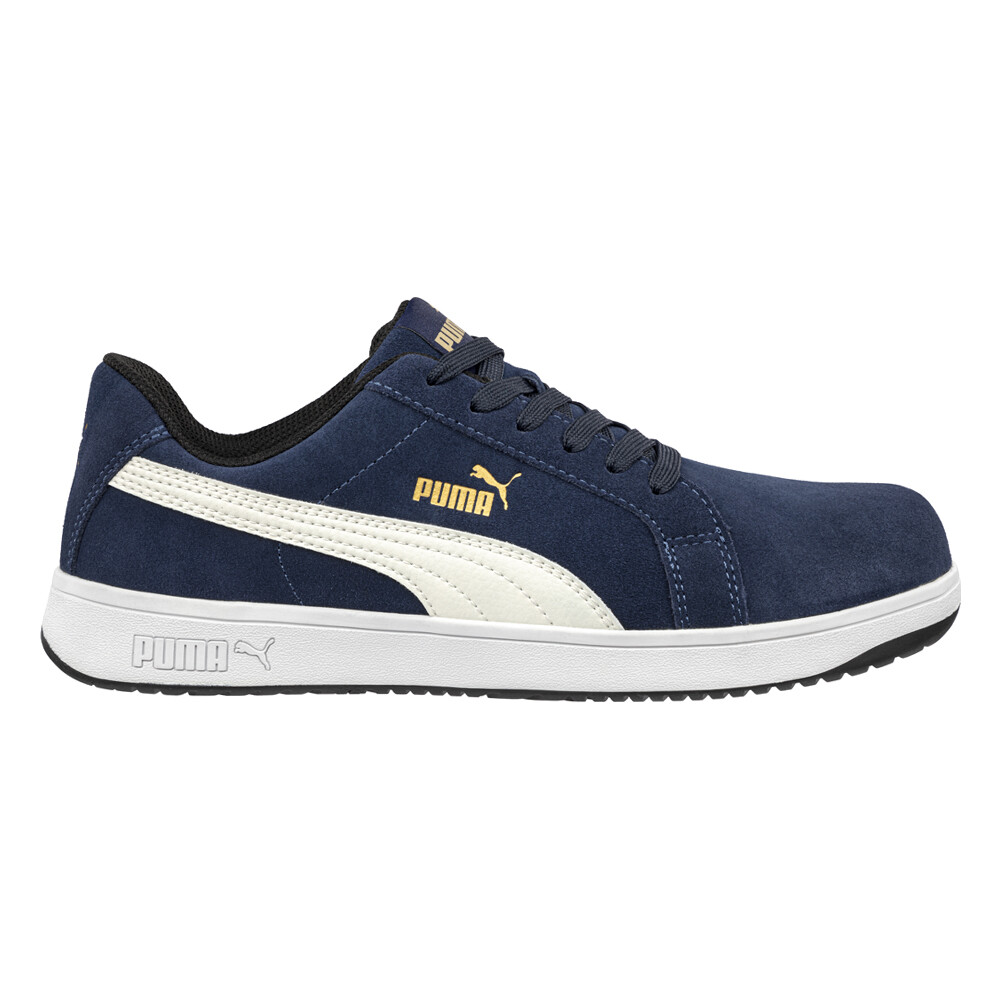 Puma Safety Iconic Low Electrical Hazard Composite Toe Work  Mens Blue Work Safe