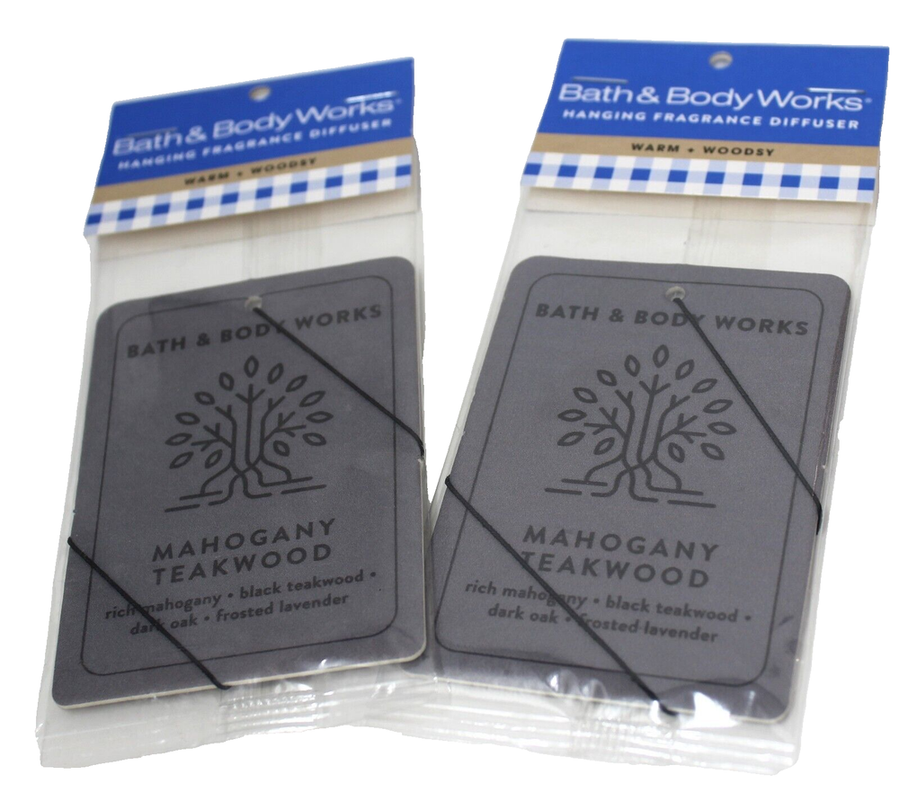Bath & Body Works Mahogany Teakwood Hanging Diffuser 2-Pack
