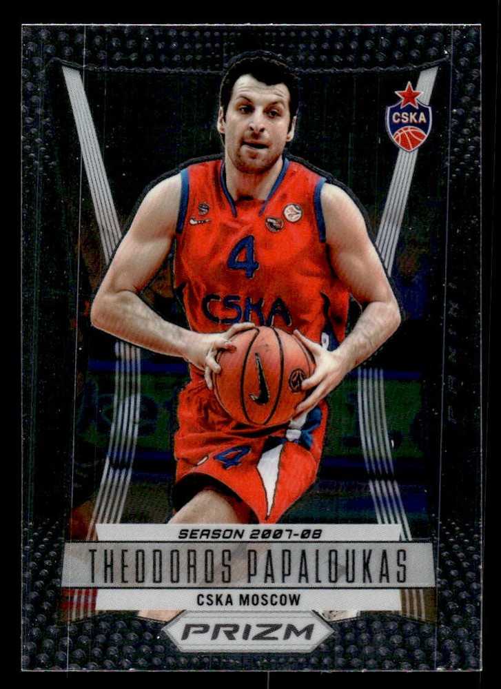 Theodoros Papaloukas 2023-24 Panini Prizm EuroLeague Retro #8 Turkish Edition-image