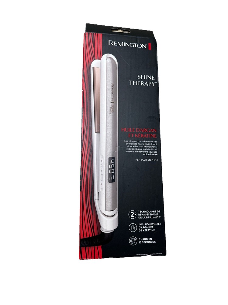 REMINGTON S9511 Shine Therapy Argan Oil & Keratin Infused 1 Inch Hair