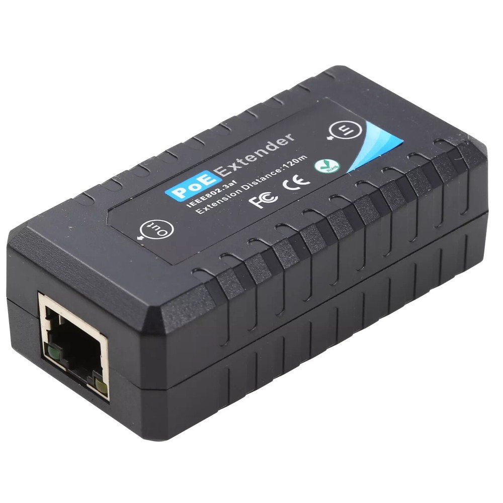 1 Port POE IEEE802.3af Ethernet Extender / Repeater for CCTV IP Camera