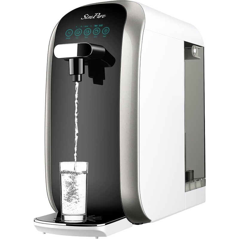 SimPure Y7P-BW UV Countertop Reverse Osmosis Water Filter, NSF/ANSI 58 Certified