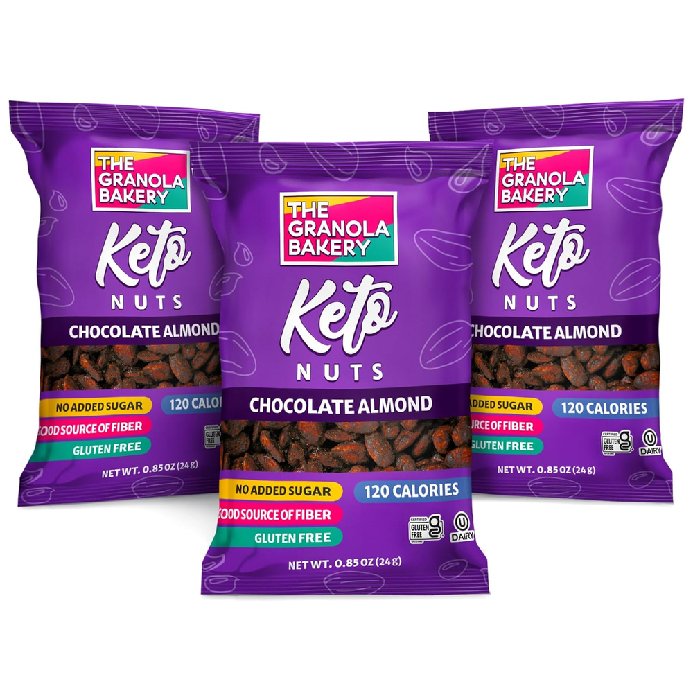 TGB Chocolate Almond Nut Bites, Keto Snacks, No Added Sugar, Gluten Free, Health