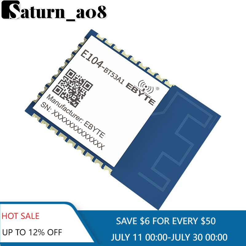 EFR32BG22 2.4GHz BLE 90m SMD BLE5.2 Module IC PCB Smart Home Bluetooth Module