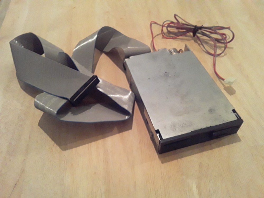 Complete Floppy Drive Unit for Korg T1 Keyboard with Full Connection Wiring