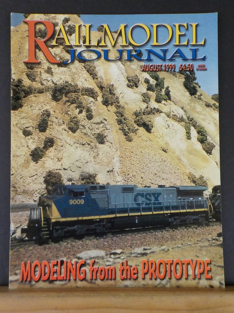 RailModel Journal 1999 August Auto parts box cars 50 ft boxcars 1940-1950s