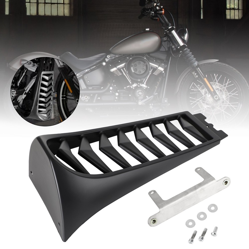 Front Chin Spoiler Lower Radiator Cover for Softail Breakout Fat Bob 2018-22 TU