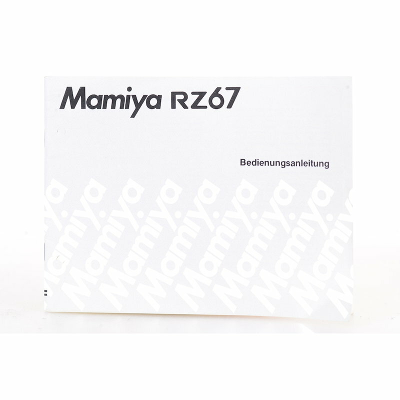 Mamiya RZ67 Manual in GERMAN / User Guide / Instructions