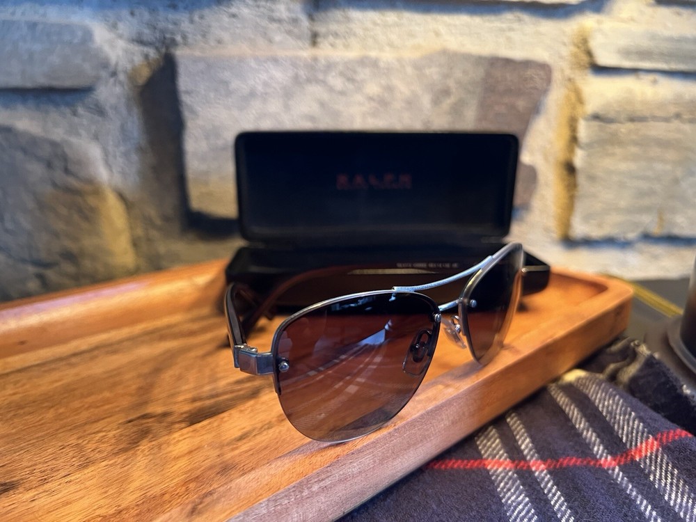 Ralph by Ralph Lauren Men’s RA4113 Sunglasses In gunmetal and black