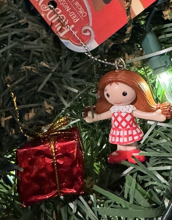 Misfit Island Cute Dolly Rudolph The Red Nosed Reindeer Christmas Tree Ornament