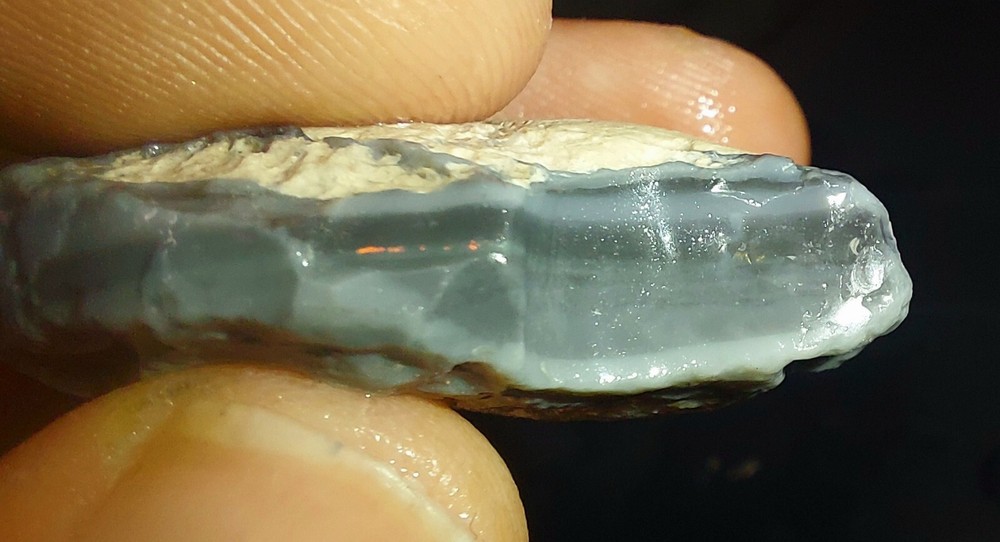 77.07ct Huge Solid Rough Gamble Black Opal Hunter Electric Red Lightning Ridge