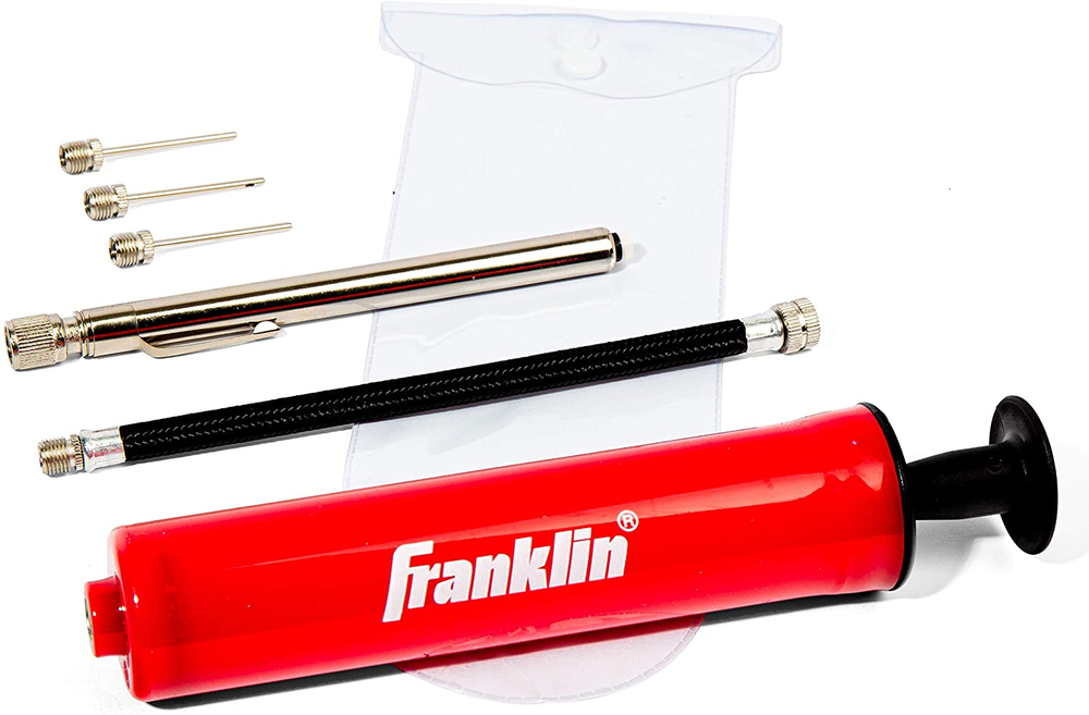Franklin Sports Ball Pump Kit, 7.4 In, Blue; Brand New, Fast Free Shipping
