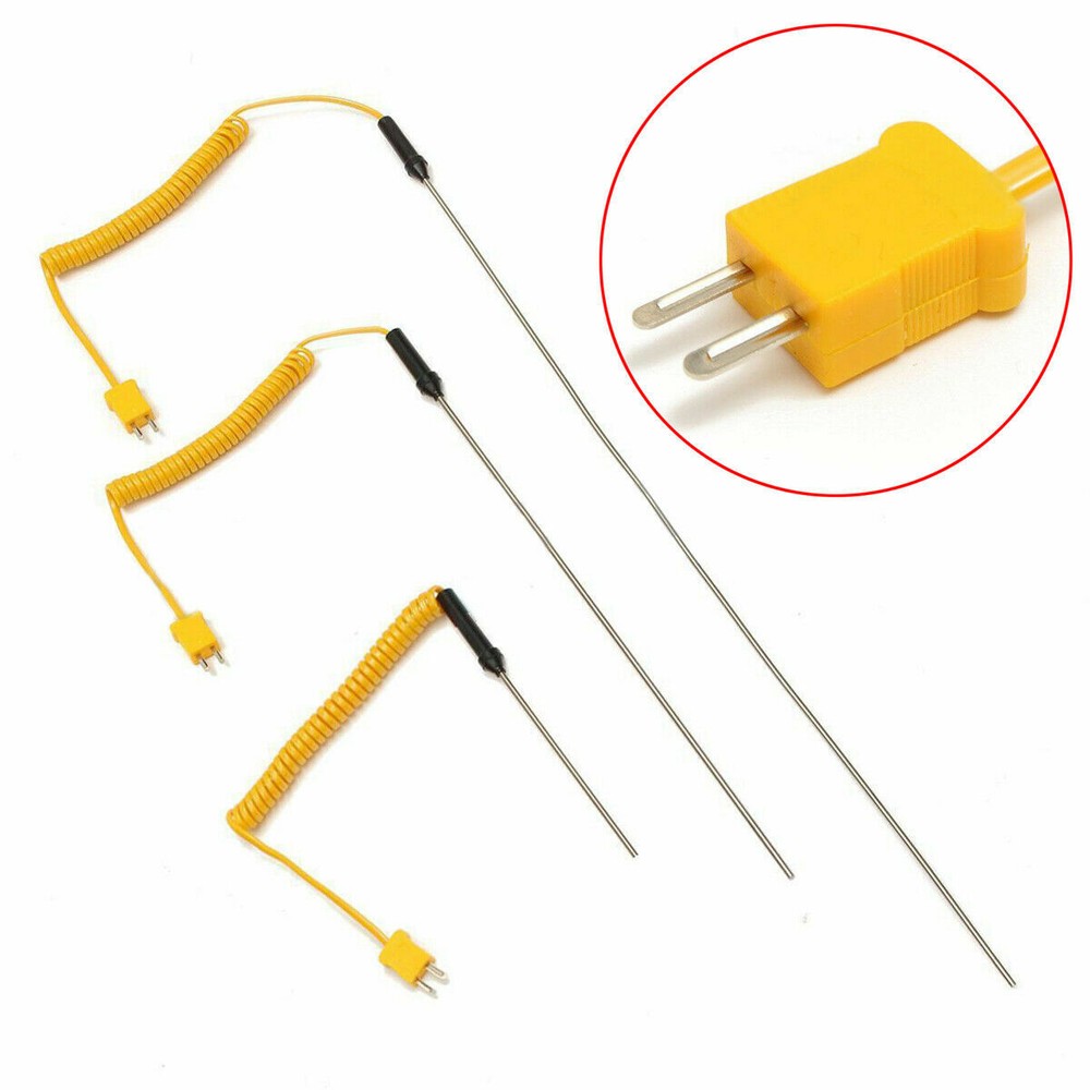 100/200/300mm K-Type Thermocouple Probe Sensor Temperature Controller -50-1200°C