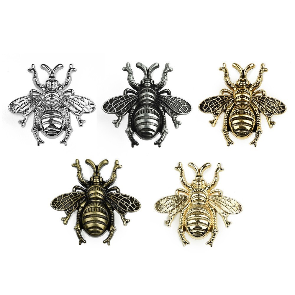 Bee Shape Wardrobe Knob Brass Furniture Handles Door Knobs And Handles-Cabinet