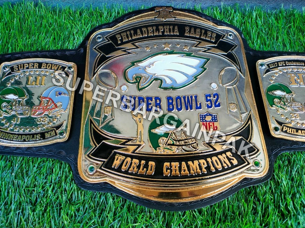 Philadelphia Eagles championship belt 4mm Zinc