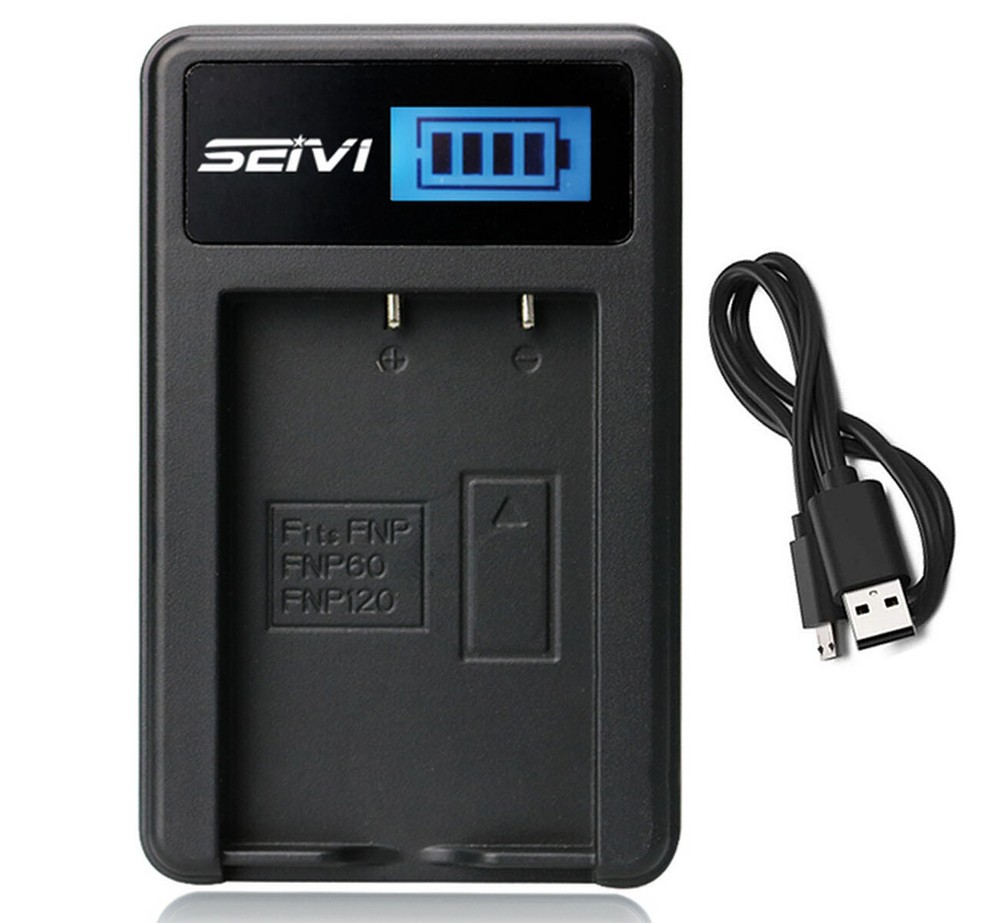 Battery Charger for HP Photosmart R707v, R707xi, R717, R725, R727 Digital Camera