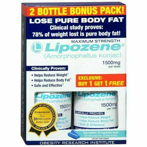 Lipozene Maximum-Strength Weight Loss Capsules 60 Pieces