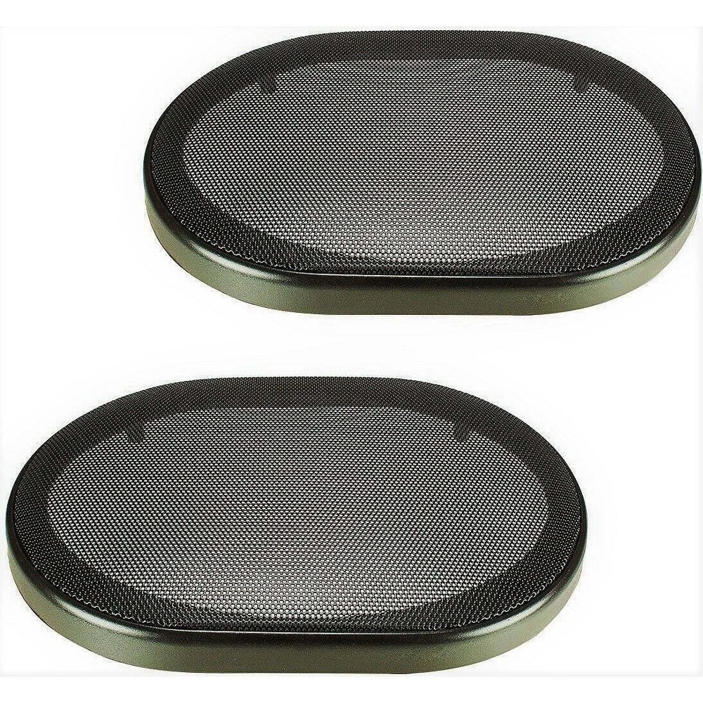 (2) MK AUDIO 6x9 Speaker Grills for Coaxial Component Protection