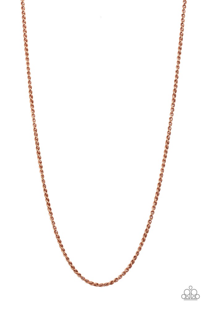 Jump Street - Coppertone - Paparazzi Accessories Men's Necklace
