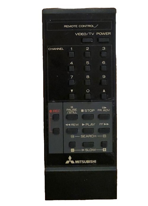 Mitsubishi Remote Control Video TV  939P149C1 Vintage Replacement Tested Working