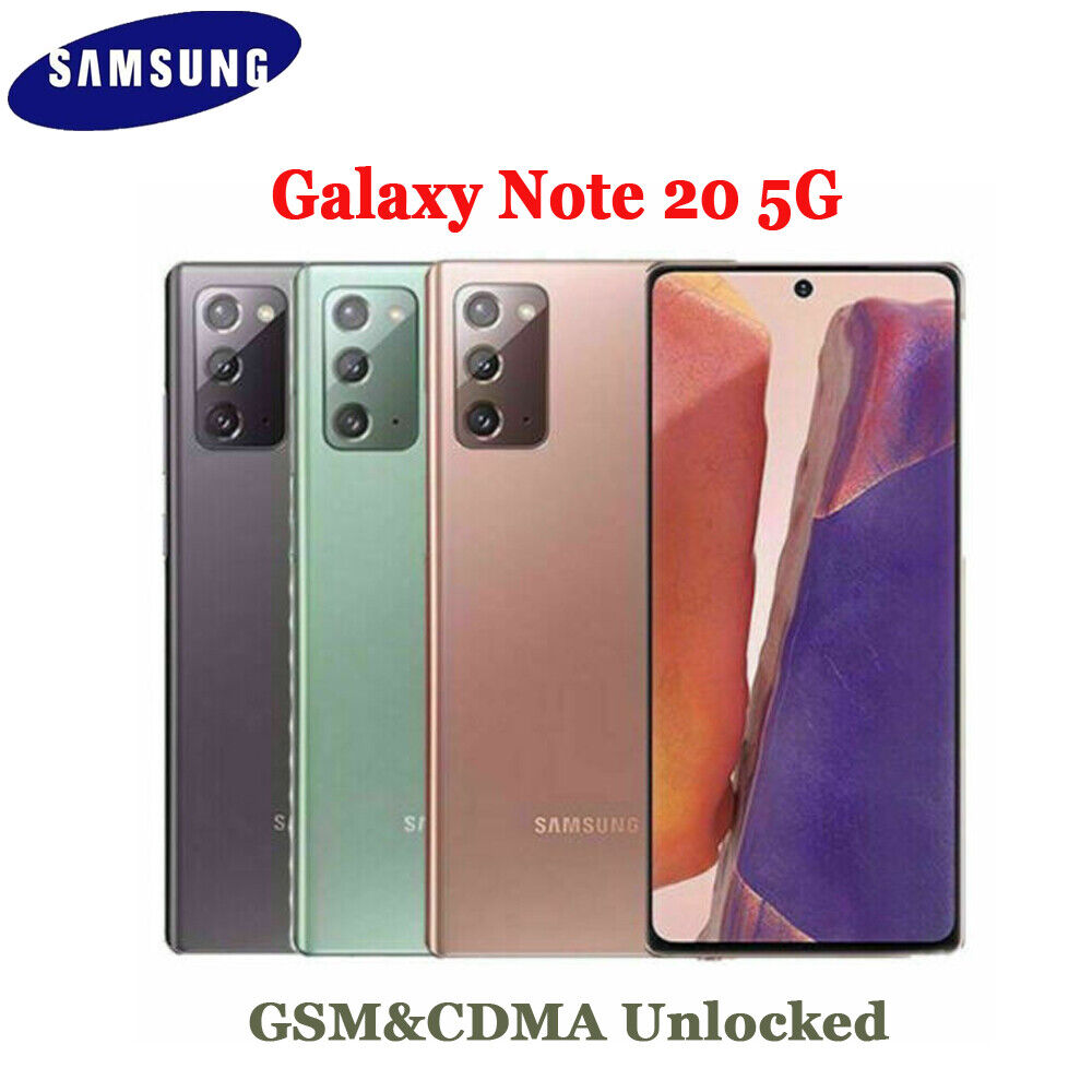 NUEVO SELLADO Smartphone Samsung Galaxy Note 20 5G N981U 128GB GSM Verizon Desbloqueado