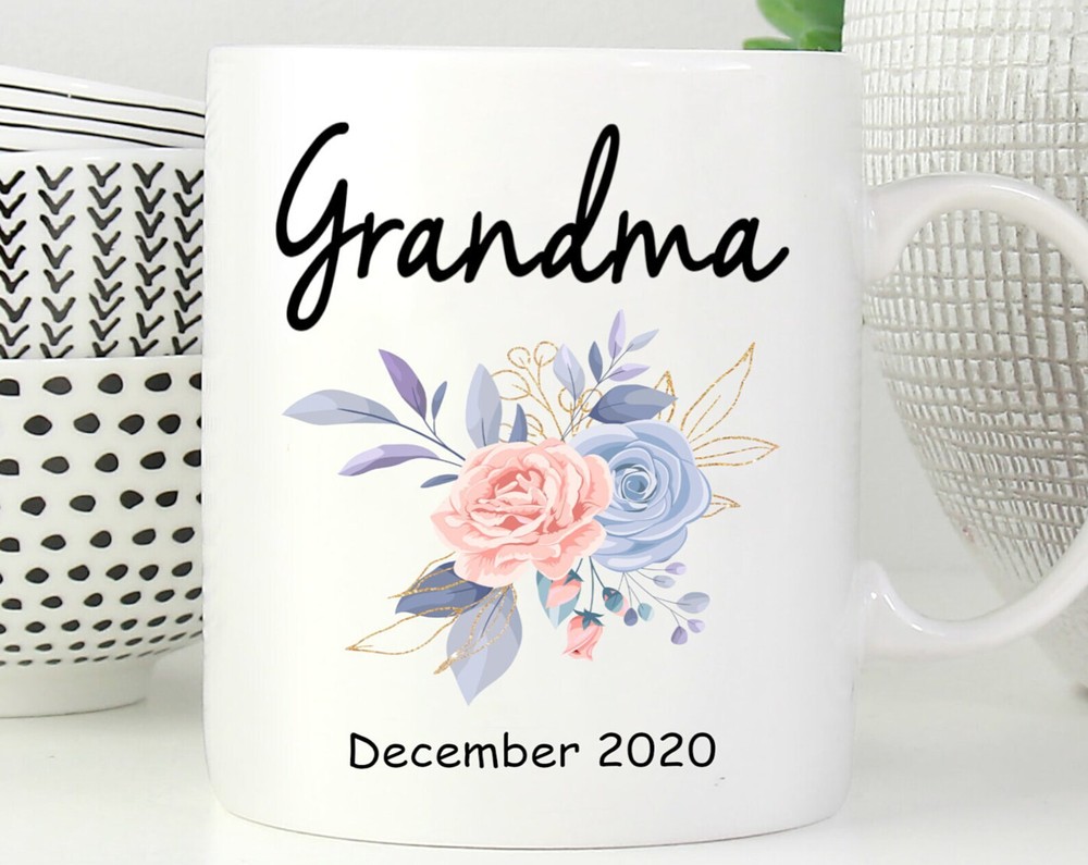 Grandma Mug * Personalized Gift For Grandma * Pregnancy Announcement Gift * Baby