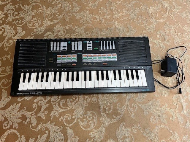 Yamaha PortaSound PSS-470 Electronic Piano Keyboard Digital Synthesizer