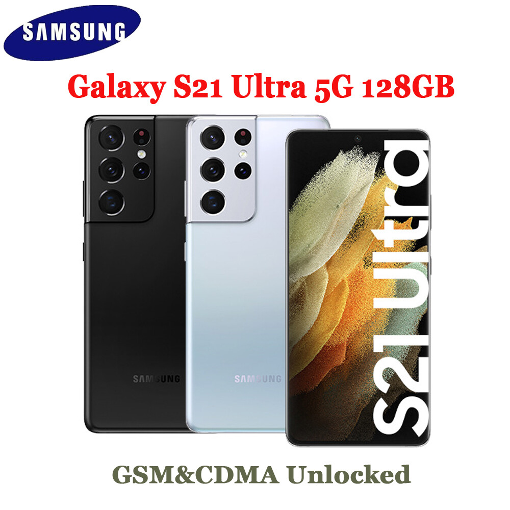 NEW SEALED Samsung S21 Ultra 5G G998U 128GB Smartphone AT&T Verizon Unlocked US