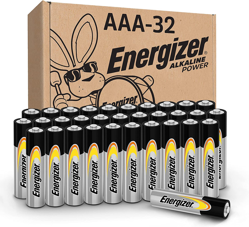 Alkaline Power AAA Batteries 32 Count (Pack of 1), Long-Lasting Triple a Batteri