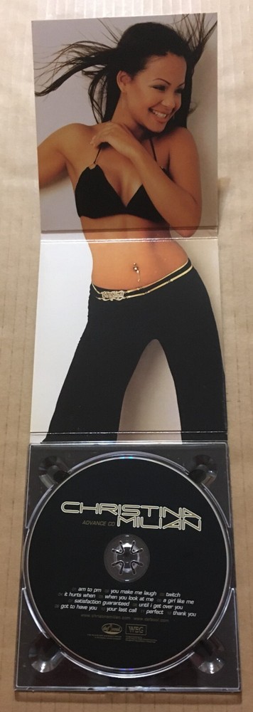 CHRISTINA MILIAN Self titled w/ UNRELEASED Europe ADVNCE PROMO DJ CD Miladv1