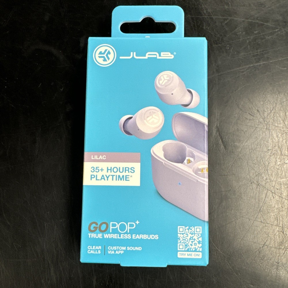 JLab GO Air POP True Wireless In-Ear Headphones - Purple (EBGAIRPOPRLLC124)