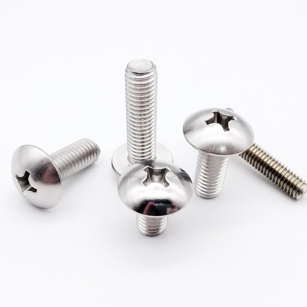 M2-M6 304 A2 Stainless Steel Phillips Truss Head Screw Cross Large Flat Pan Bolt