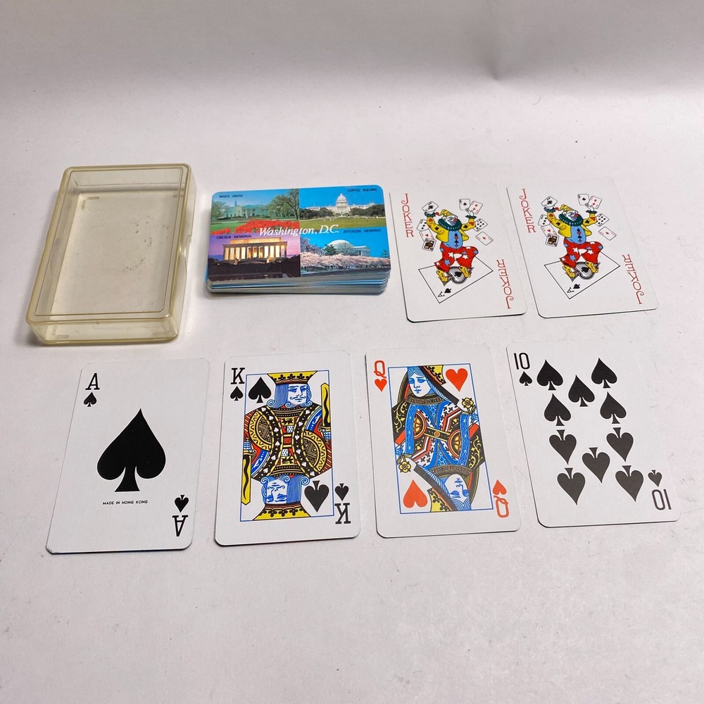 Vintage Washington DC Souvenir Playing Cards Deck