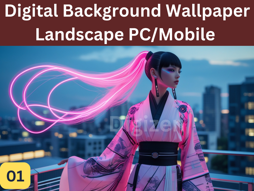 AI Digital Wallpaper Background for Desktop PC & Mobile Devices-image