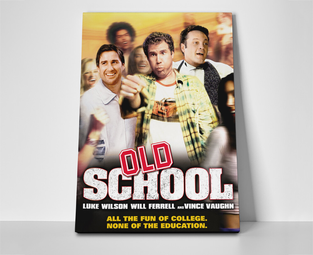 Old School Movie Poster or Canvas