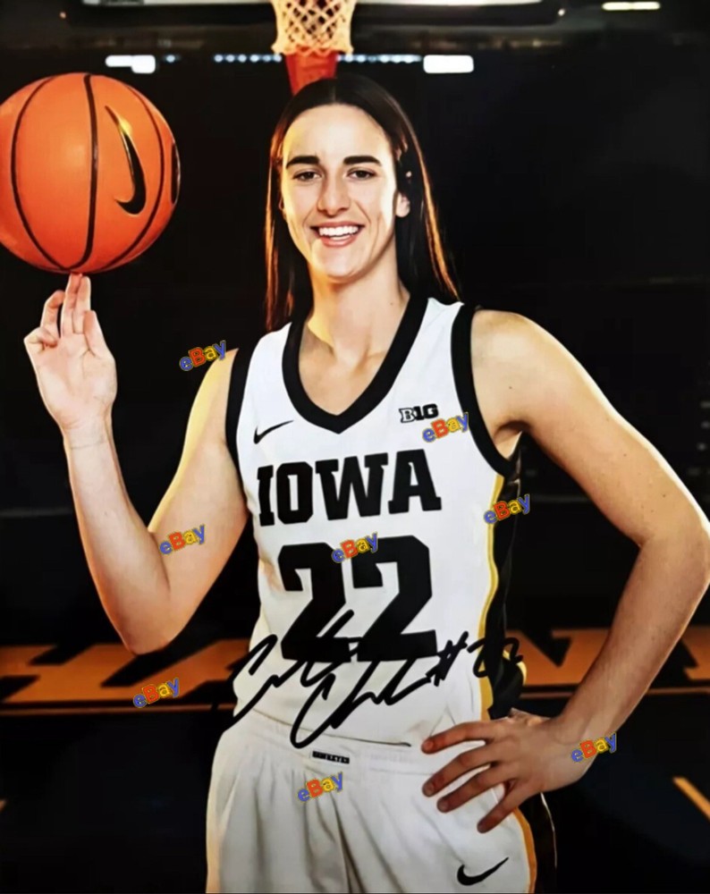 Caitlin Clark IOWA Basketball Signed Autographed 8.5 x 11 Photo REPRINT