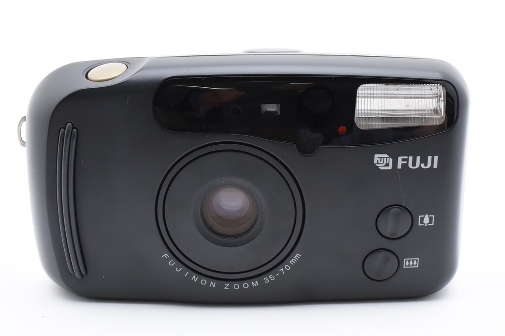 Near MINT Fuji DL-700 ZOOM Black 35mm Film Camera From Japan