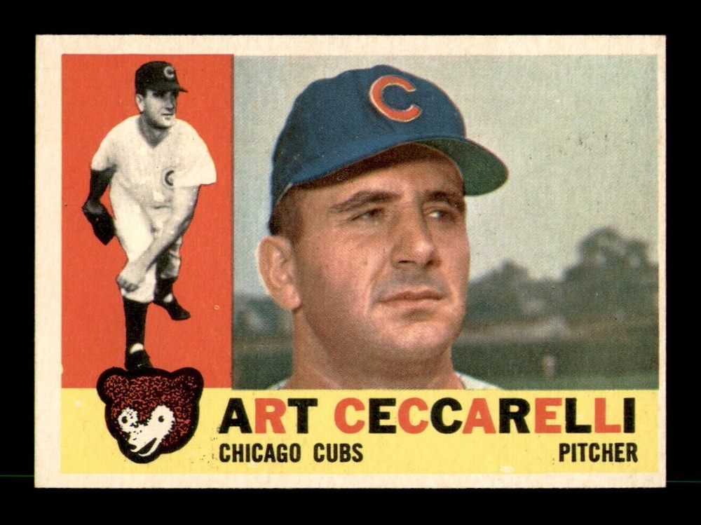 1960 Topps #156 Art Ceccarelli NM-MT Baseball Card OBGcards